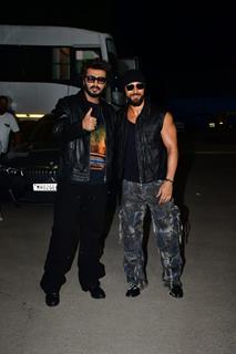 Arjun Kapoor and Tiger Shroff snapped on the sets of 'India's best dancer' grand finale