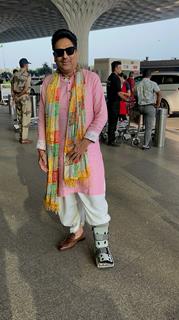 Shailesh Lodha snapped at the airport