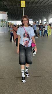 Sana Makbul Khan snapped at the airport