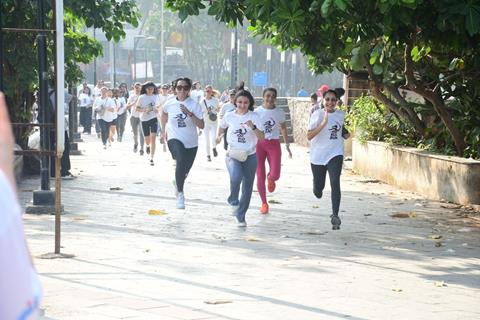 Soha Ali Khan snapped at the 'Go Flo Run' event