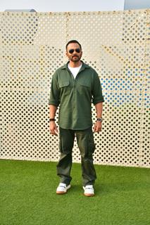 Rohit Shetty snapped promoting their movie 'Singham Again'