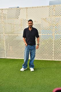 Ajay Devgn snapped promoting their movie 'Singham Again'