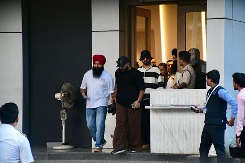 Diljit Dosanjh snapped at Kalina Airport