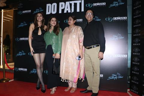 Kriti Sanon and Nupur Sanon snapped at the success party of 'Do Patti'