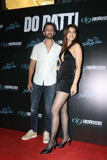 Shaheer Sheikh and Kriti Sanon snapped at the success party of 'Do Patti'