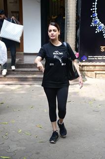 Dia Mirza snapped in the city