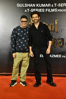 Bhushan Kumar and Kartik Aaryan grace the success party of Bhool Bhulaiyaa 3