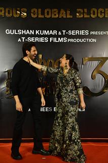 Vidya Balan and Kartik Aaryan grace the success party of Bhool Bhulaiyaa 3