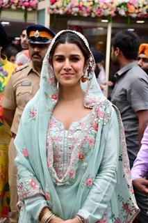 Nimrat Kaur visits Gurdwara