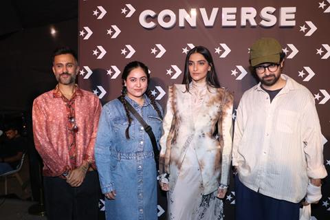 Sonam Kapoor and Anand Ahuja snapped at Converse India store launch