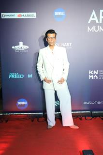 Karan Johar snapped attending an art event