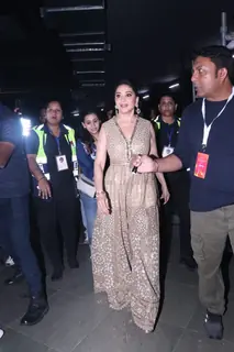 Madhuri Dixit snapped at the Aditya Vikram Birla Puraskars 2024