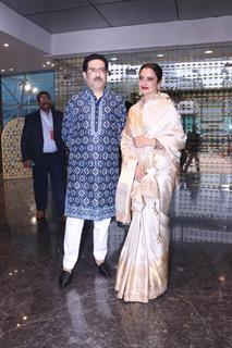 Rekha snapped at the Aditya Vikram Birla Puraskars 2024