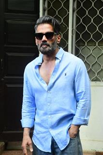 Suniel Shetty snapped in the city