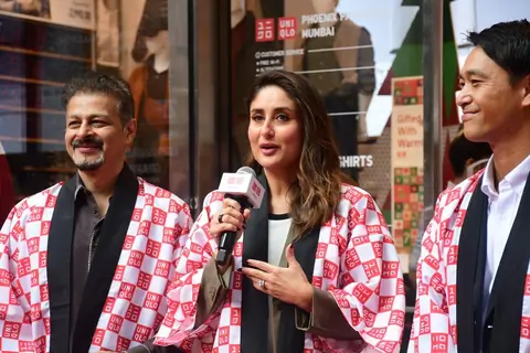 Kareena Kapoor Khan snapped at the launch of UNIQLO’s third and largest store in Mumbai at Phoenix Palladium Mall