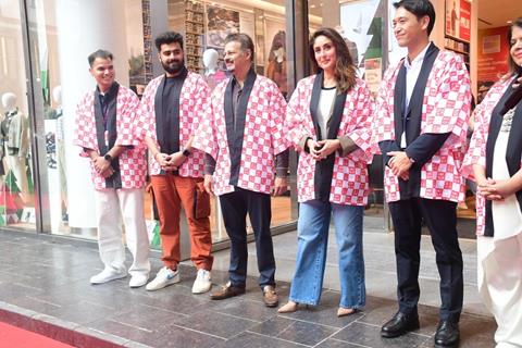 Kareena Kapoor Khan snapped at the launch of UNIQLO’s third and largest store in Mumbai at Phoenix Palladium Mall