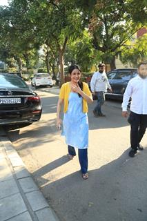 Shehnaaz Gill snapped in the city