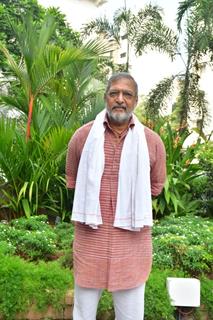 Nana Patekar snapped promoting their upcoming film 'Vanvaas'