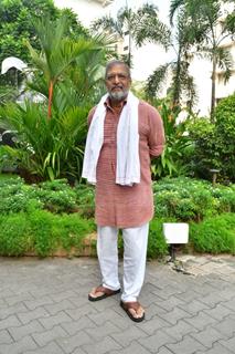 Nana Patekar snapped promoting their upcoming film 'Vanvaas'