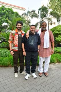 Nana Patekar, Anil Sharma and Utkarsh Sharma snapped promoting their upcoming film 'Vanvaas'