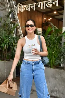 Sharvari Wagh snapped in the city