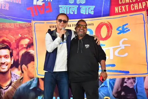 Vidhu Vinod Chopra and Shankar Mahadevan snapped at their song launch ‘Chal Zero Pe Chalte Hain’ from Zero Se Restart