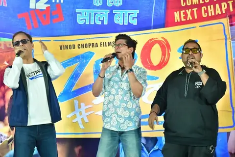 Vidhu Vinod Chopra, Shankar Mahadevan and Shaan snapped at their song launch ‘Chal Zero Pe Chalte Hain’ from Zero Se Restart
