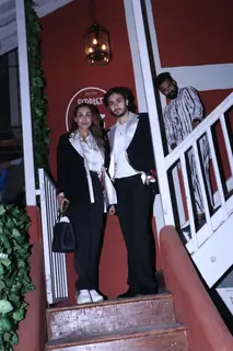 Malaika Arora and Arhaan Khan snapped in the city