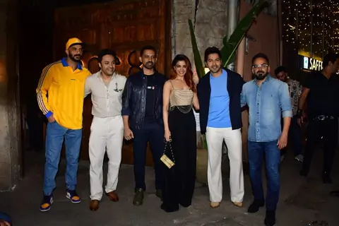 Krishna DK, Varun Dhawan, Samantha Ruth Prabhu, Soham Majumdar and Raj Nidimoru grace the success party of 'Citadel: Honey Bunny'