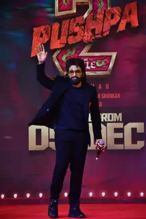 Allu Arjun attend the press conference of 'Pushpa 2: The Rule'