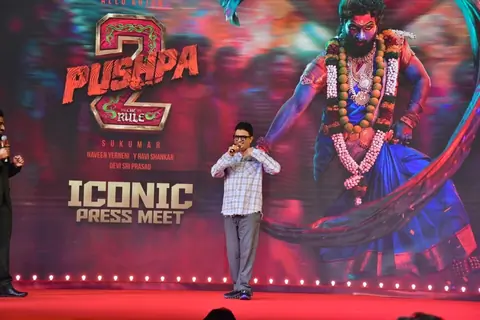 Bhushan Kumar attend the press conference of 'Pushpa 2: The Rule'