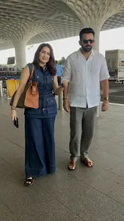 Zaheer Khan snapped at the airport