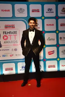 Taha Shah Badussha grace the 'Filmfare OTT Awards 2024'