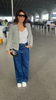 Chitrangada Singh snapped at the airport