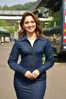 Tamannaah Bhatia snapped at the Netflix Roundtable interview