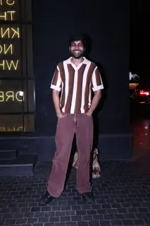 Abhishek Banerjee snapped at the screening of 'Agni'