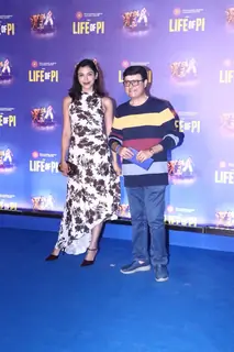 Sachin Pilgaonkar and Shriya Pilgaonkar snapped at the pre-function of the opening show of 'Life of Pi'