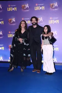 Nakuul Mehta and Jankee Parekh snapped at the pre-function of the opening show of 'Life of Pi'