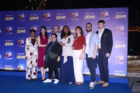 Celebrities snapped at the pre-function of the opening show of 'Life of Pi'