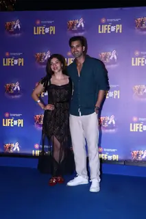 Mehreen Pirzadaa  and Gurfateh Pirzada snapped at the pre-function of the opening show of 'Life of Pi'