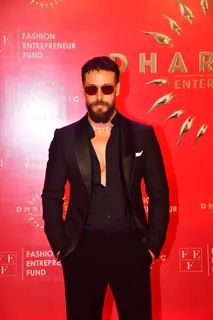Tiger Shroff grace the Fashion Entrepreneur Fund and Dharmatic Entertainment show event