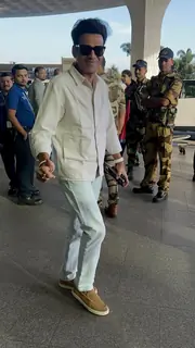 Manoj Bajpayee snapped at the airport