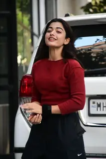 Rashmika Mandanna snapped in the city