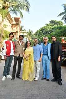Atul Kulkarni, Sheeba Chadha, Anand Tiwari, Kunaal Roy Kapur, Rajesh Tailang and Ritwik Bhowmik snapped promoting their upcoming series, 'Bandish Bandits' Season 2