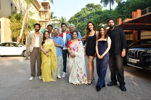 Divya Dutta, Atul Kulkarni, Sheeba Chadha, Anand Tiwari, Kunaal Roy Kapur, Rajesh Tailang, Yashaswini R Dayama  and Ritwik Bhowmik snapped promoting their upcoming series, 'Bandish Bandits' Season 2