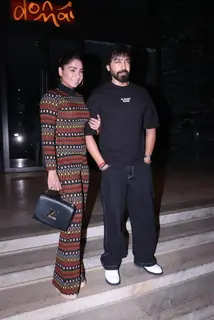 Samita Bangragi and Ashish Chowdhry snapped in Bandra