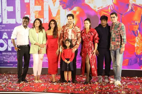 Varun Dhawan, Atlee Kumar, Wamiqa Gabbi and Keerthy Suresh  snapped promoting Baby John