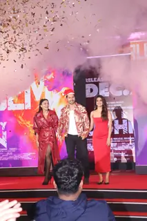 Varun Dhawan, Wamiqa Gabbi and Keerthy Suresh  snapped promoting Baby John