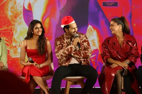 Varun Dhawan, Wamiqa Gabbi and Keerthy Suresh  snapped promoting Baby John