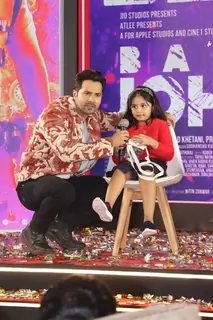 Varun Dhawan snapped promoting Baby John